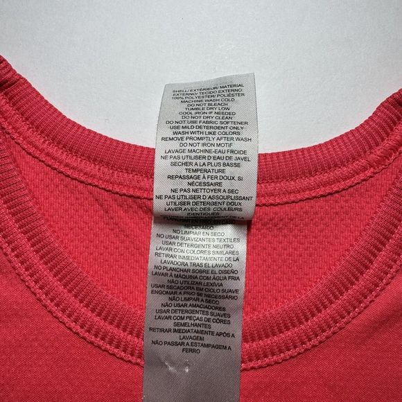 ADIDAS Womens Tank Top Activewear Pink Peach 03 Zebra print Size Medium - Picture 8 of 9